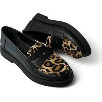GNStyle Дизайнерски дамски обувки със стилен италиански дизайн и модерен леопардов принт