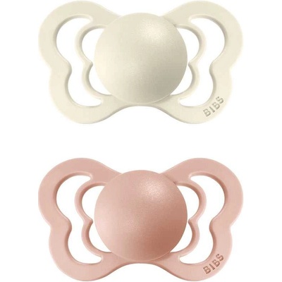 Bibs Couture ortodontické silikon ivory/blush 1×2ks
