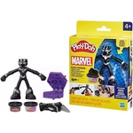 Hasbro Play-Doh: Комплект пластелин с фигури на Marvel - Черната пантера (PN00090390)