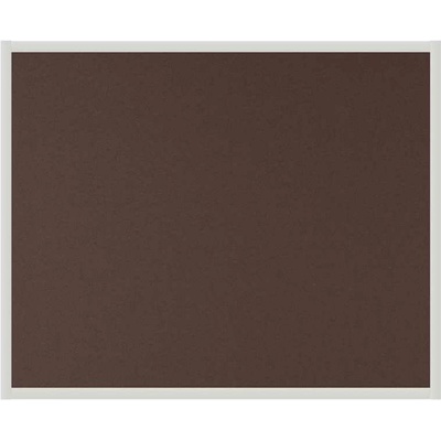 VMS VISION Stolový paraván EKONOMIK ekoTAB ostrý roh 80 x 65 cm tmavo hnedá