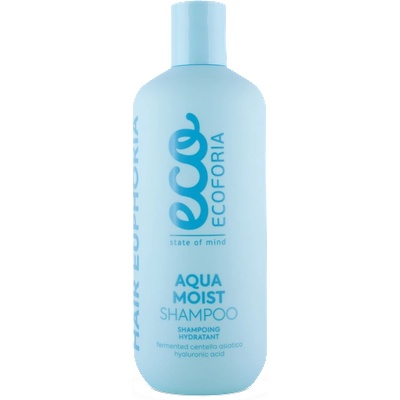 Ecoforia Шампоан за суха и изтощена коса ecoforia aqua moist shampoo 400мл (4745010333019)