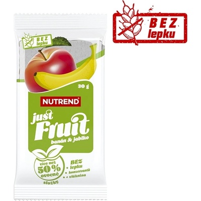 Nutrend Just Fruit Вкус: банан+ябълка