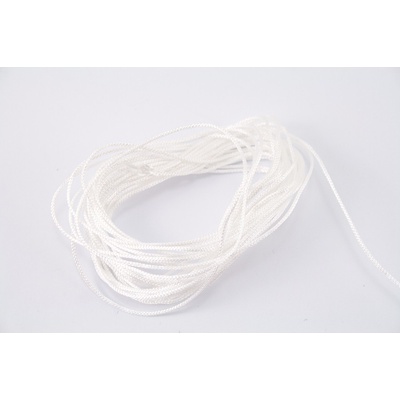 Polyesterová žalúziová šnúra - biela - priemer 0,14 cm