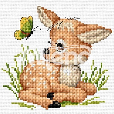 Milena Style Малка сърничка - гоблен със схема