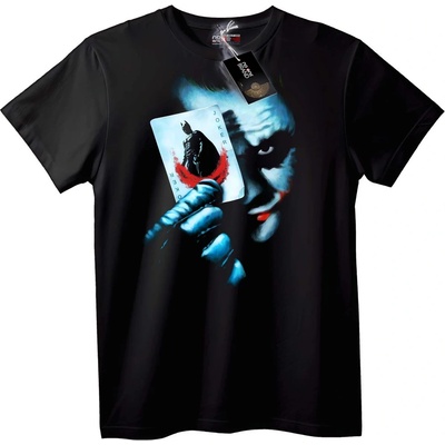 NOONEBRAND Тениска Joker Batman Карта - M, Black