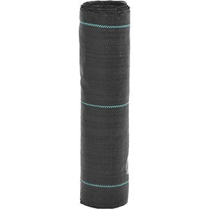 vidaXL Мембрана против плевели, черна, 0, 5x10 м, PP (4005137)