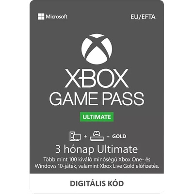 Microsoft Xbox Game Pass Ultimate 3 hónapos elektronikus licensz електронен лиценз