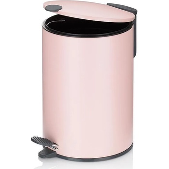 Image 1 of Kela Кош за отпадъци kela mats с педал (3 л) - розов (kela 23617)