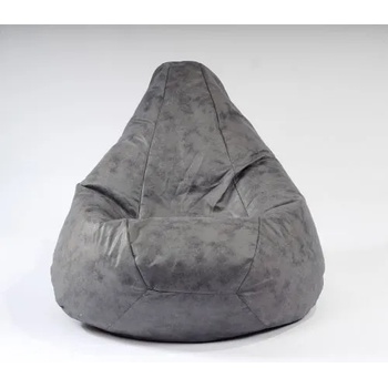 Image 1 of PUFRELAX Калъф за пуф круша, 220л. , Nirvana Hobbit - Smoke Grey (COVER_PUF-G-NH-PT-MNGRE)