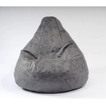 PUFRELAX Калъф за пуф круша, 220л. , Nirvana Hobbit - Smoke Grey (COVER_PUF-G-NH-PT-MNGRE) - topmall
