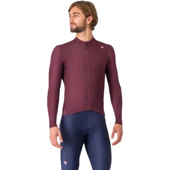 Castelli Espresso Thermal LS Deep bordeaux