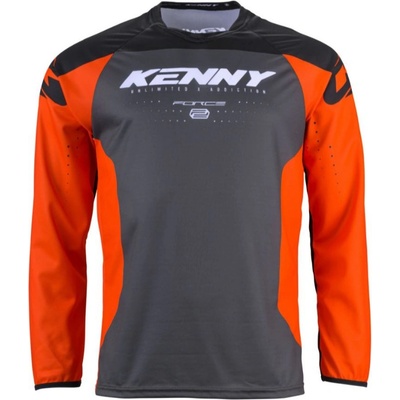 Kenny RACING FORCE oranžovo-čierno-sivý