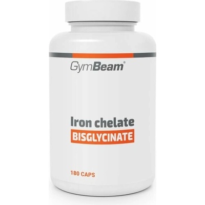 GymBeam Železo chelát 180 kapslí