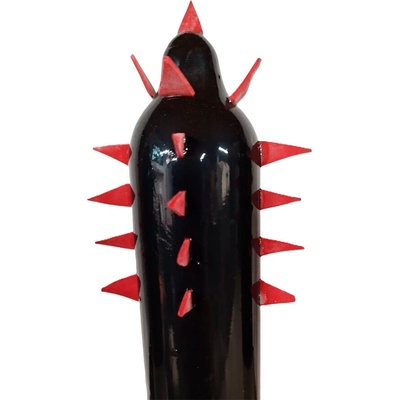 CONDOMERIE Презервативи condomerie - handpainted novelty condoms black cactus xl