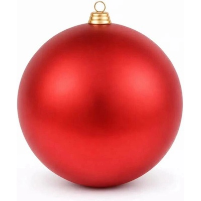 DECOLED Veľká vianočná guľa 40 cm, červená, matná