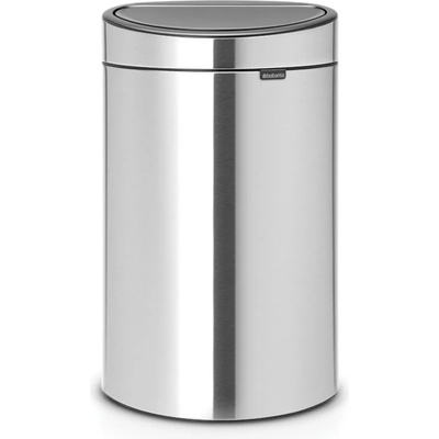 Brabantia Кош за смет Brabantia Touch Bin New 40L, Matt Steel Fingerprint Proof (649734)