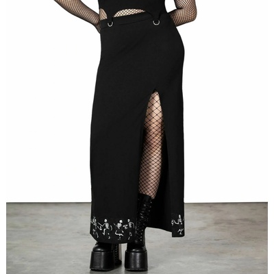 Killstar sukňa dámska La Danse Maxi black