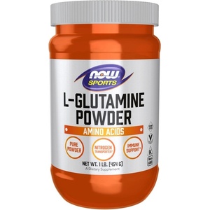 NOW NOW L-Glutamine Powder, 454 Grams - fitnesdobavki - 36,28 лв