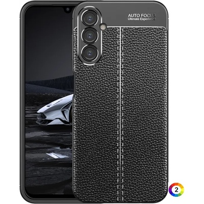Samsung Galaxy A14 5G Удароустойчив Litchi Skin Калъф и Протектор