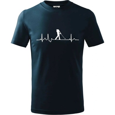 EKG golf úder tričko detské tmavomodrá