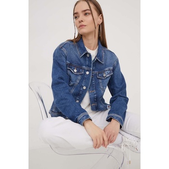 Tommy Jeans Дънково яке Tommy Jeans в синьо преходен модел DW0DW16986 (DW0DW16986)