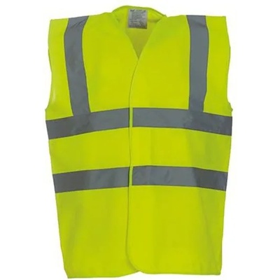 ProHand Светлоотразителен елек / Светлоотразителна жилетка / hi-vis / жълт, 4 ленти, xl (yrm hi-vis 4-y-xl)