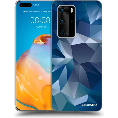 Púzdro Picasee silikónové Huawei P40 Pro - Wallpaper čiré