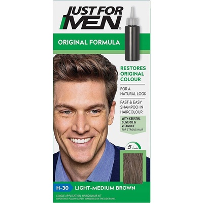 Just for Men Barva na vlasy světle středně hnědá H-30 66 ml