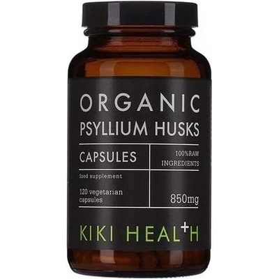 KIKI Health Organic Psyllium Husks, 850 mg, 120 капсули, Kiki Health (67986)