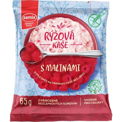 Semix Ryžová kaša malina 65 g