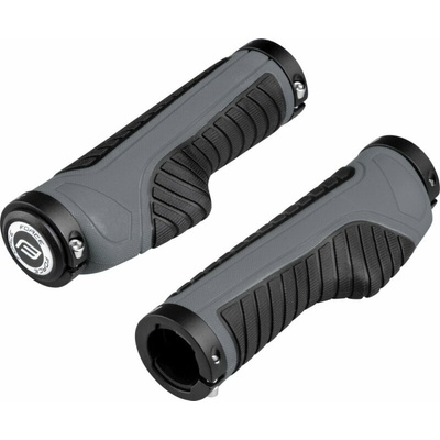 FORCE Grips Wide with Locking Black/Grey 22 mm Дръжки