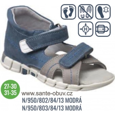 Sante 950 802 950 803 84 13 modro šedé