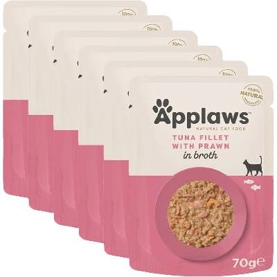 Aplaws cat tuňák a krevety 6 x 70 g