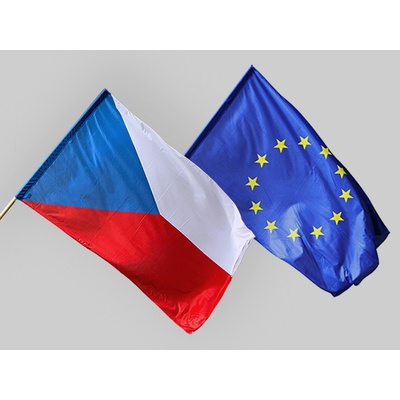 Sada vlajek ČR a EU Alerion