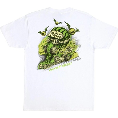 Creature tričko Crash and Burn S/S Heavyweight T-Shirt White