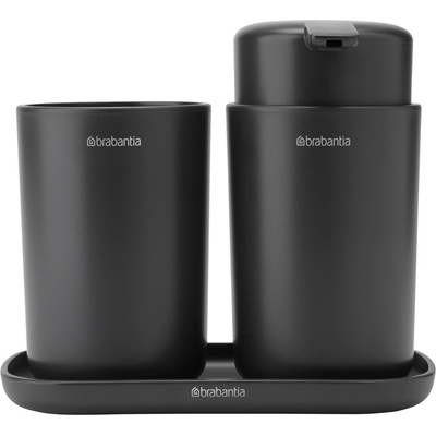 Brabantia Renew koupelnová sada 3ks tmavě šedá