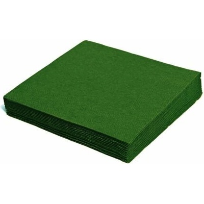 PAP Ubrousek FSC Mix 3V tmavě zelený 33x33cm 250ks