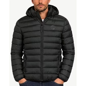 Geographical norway Amiglobe Puffer Hoodie Jacket Black - magazinko