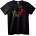 NOONEBRAND Тениска Неговия огнен дракон - 2XL, Black