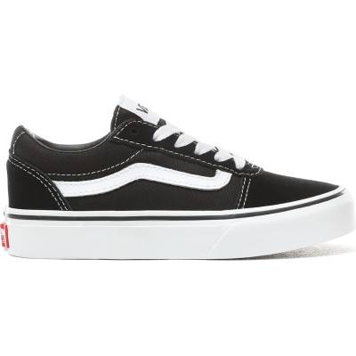 Vans Юношески маратонки Vans Ward Canvas Trainers Juniors - Black/White
