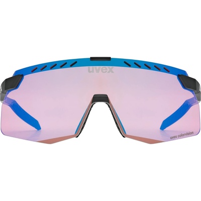 uvex Очила за колоездене Uvex Pace Stage Colorvision Small Cat. 1 Cycling glasses - Black Matt / Mirror Blue - размер One Size (205-6996-0111)