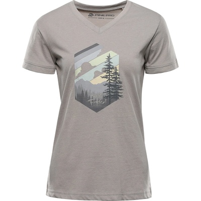 ALPINE PRO Дамска тениска от неизмачкваем материал ALPINE PRO NOGERA dove вариант pa ALPINE PRO | Kafyav Bezhov | ЖЕНИ | S