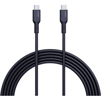 AUKEY Circlet Blink 240W Silicone USB-C to USB-C Cable 1.8m Black (K-CB-SCC242-BK)