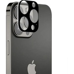 Techsuit Протектор за камера за iPhone 13 Pro / iPhone 13 Pro Max - Цяло стъкло за камера - Черен