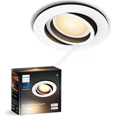 Philips - LED Димируема лампа за вграждане Hue MILLISKIN 1xGU10/4, 2W/230V (P6211)