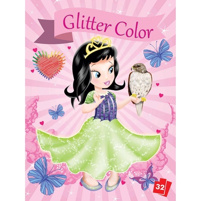 Boek Specials Nederland bv КНИЖКА ЗА ОЦВЕТЯВАНЕ glitter color 32 СТР. 2 ВИДА