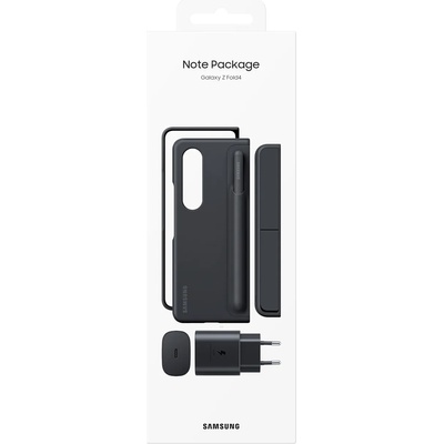 Samsung Оригинален Калъф с Писалка и Зарядно за SAMSUNG Z Fold4, Note Package Case, EF-OF93KKB (EF-OF93KKBEGWW)