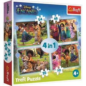 Trefl - Puzzle 4v1 Disney Encanto - 1 - 39 piese