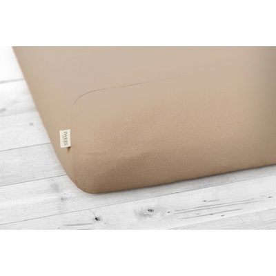 Darré jersey prostěradlo světle hnědé 60x120x20