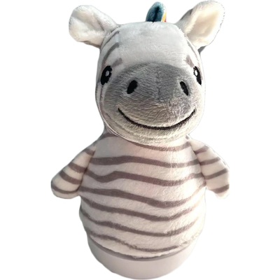 Wiky Zaspávacia zebra Roly Poly s efektmi 16 cm